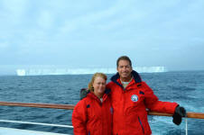 Couple with Tabular Berg