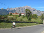 Bicycling along Llao Llao Peninsula