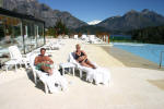 Poolside at Llao Llao