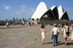 Approaching the Opera House
