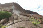Climbing Ayers Rock