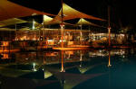 Sails in the Desert by night
