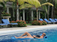 Relaxing in Pool