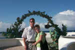 Along Cozumel's seawall