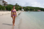 Andrea at Anse Mitan