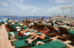 Lounging Poolside