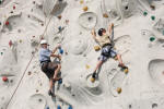 Blake and Grant Climbing