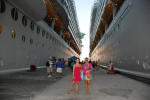 Between Mega Ships