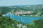 Overview of Skradin