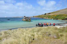 Landing on the Falklands