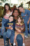 Randy with nieces and nephews