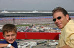 Blake and Grant at Texas Motor Speedway