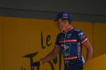 Lance Armstrong on Podium