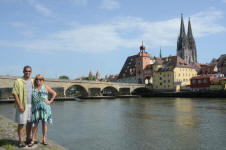 Stone Bridge and City View