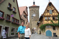 Entering Rothenburg at Siebers Tower