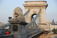 Chain Bridge Lion Statue