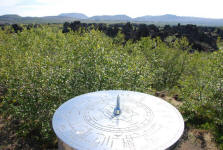 Sundial at Dimmuborgir