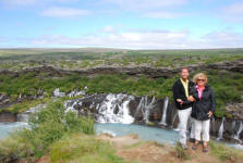 Couple at Lava Falls