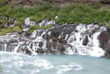 Cascading Lava Falls