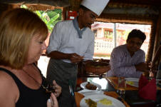 Chef Serving Dinner