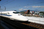 Bullet Train and Mt. Fuji