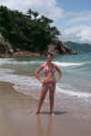 Andrea on the beach