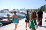 Walking Toward Old Town