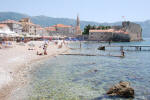 Beach and Budva Walls