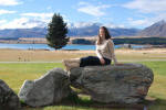 Andrea on the Rocks