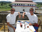 Lunching at the Miraflores Restaurant