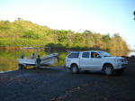 Putting the boat in