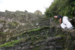 Climbing Huayna Picchu