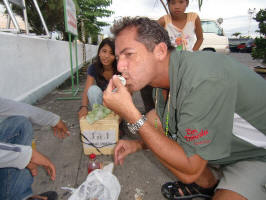 Drinking Balut Broth