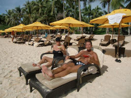Relaxing on the Beach