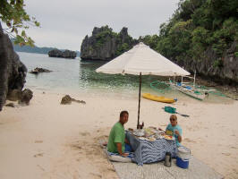 Picnic on Private Beach