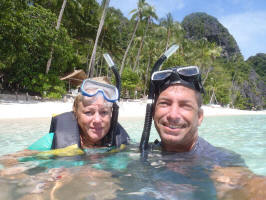 Snorkeling Couple