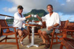 Toasting Bora Bora