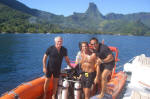 Diving in Moorea
