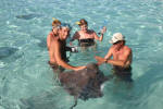 Petting a Stingray