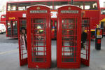 Sarah & Stacy in Phone Booths