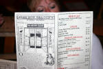 Red Dog Menu
