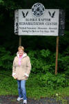 Arriving at Raptor Center