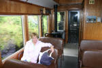 On Board the WP&YR Train