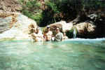 Taking a dip in Havasu