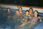 Ladies in the hot tub