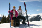 Pam and Randy atop Ajax