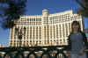 Stacy in front of the Bellagio