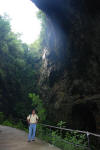 Randy at bottom of sinkhole