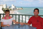 View from our balcony