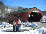 Family at Covered Bridge